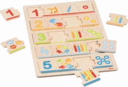 Drvene umetke slagalica Nauči se brojati