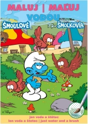 Bojanka boji vodom A5 – Štrumpfovi 15 × 21 cm