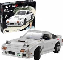 Konstruktorski set CaDA Mazda RX-7 Initial D – detaljan bijeli sportski automobil s 1552 dijela