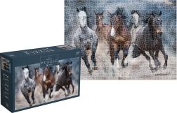 Puzzle Wild Horses: galloping horses 1000 pieces
