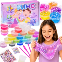 Slime making set – 24 colors and accessories