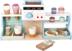 Drvena slastičarnica sa sladoledom i kafić za djecu