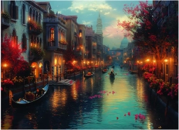 Puzzle Svitanje u Veneciji 1000 dijelova