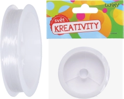 Prozirna najlonska struna za perlice 0,6 mm, 14 m