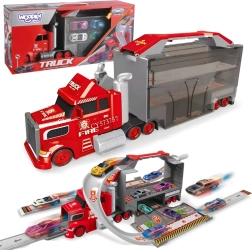 Woopie vatrogasni kamion s garažom i trkaćom stazom