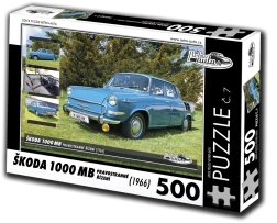 Puzzle RETRO-AUTI Škoda 1000 MB 1966 – 500 dijelova