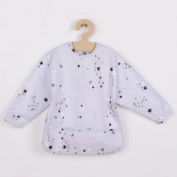 Dječja podbradna pregača s dugim rukavima New Baby 45 × 36 cm