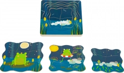 Slojevita slagalica Žabji princ Small Foot