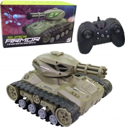 Tenk na daljinsko upravljanje s vodenim bombama i dimnim efektima