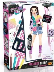 Kreativni set Projekt Moda Dizajnerice - Svakodnevne stilizacije