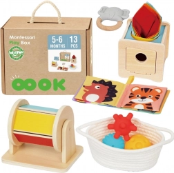 montessori obrazovni box 6u1 za bebe 5–6 mjeseci WOOPIE