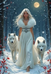 Puzzle BLUEBIRD Vučja kraljica 1000 dijelova