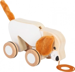 Drvena igračka na povlačenje Psić sa šuškavim ušima