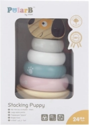 Drvena slagalica piramida psić POLARB