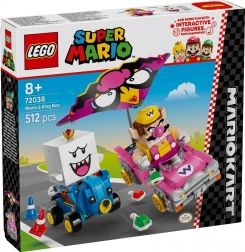 lego super mario mario kart – wario i king boo