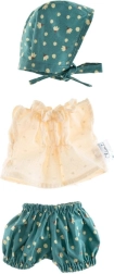 Set za lutku s kapicom 32 cm kremasti grašak