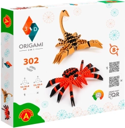 3D origami - 2 u 1 pauk, škorpion