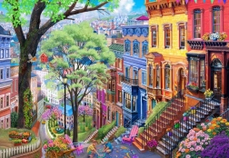 Puzzle Proljetni grad 1000 komada od Bluebird