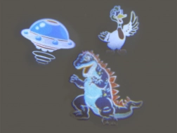 Laserski pištolji s projektorom