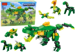 Kocke za slaganje dinosaura 6u1 Dinosaur DIY Set 160 dijelova.
