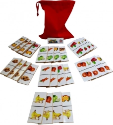 Drveno domino Voće i povrće 28 dijelova