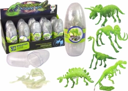 Svjetleća 3D kostur mamuta u plastičnom jajetu