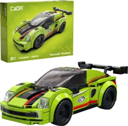 Konstruktorski set CaDA trkaći auto Emerald Shadow, 158 dijelova