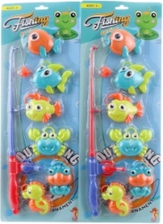 Lovljenje ribica – dječja igra s štapom i morskim životinjama