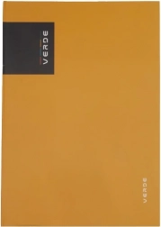 Bilježnica A5 VERDE, žuto-smeđa (mustard)