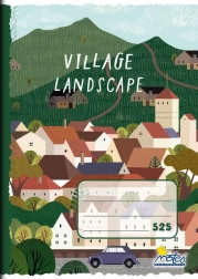 Školska bilježnica A5 kvadratići 5 × 5 mm Selo, 20 listova