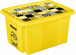Minions storage box with lid 15 l