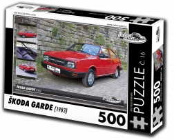 RETRO-AUTA Puzzle Škoda Garde 1983 500 dijelova