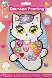 Kreativni set za dijamantno slikanje Mačkica XL