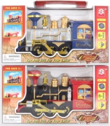 Pušeća plastična lokomotiva na baterije