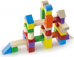 Drvene kocke za slaganje – 100 dijelova u kantici