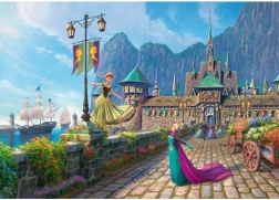 Slagalica Disney Frozen: proslava u Arendelleu 1000 dijelova