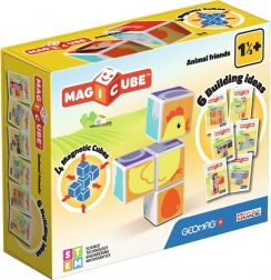 Geomag Magicube Vesela životinjica – magnetske kocke za djecu