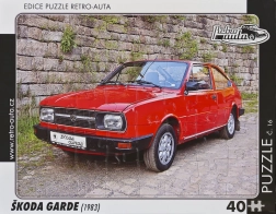 Puzzle RETRO-AUTA Škoda Garde 40 dijelova