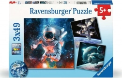 Ravensburger puzzle istraživanje svemira 3x49 dijelova