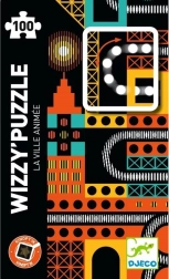 DJECO Magnetične puzzle Kinoptik Grad 100 dijelova