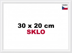 Plastični okvir 30x20 cm bijeli