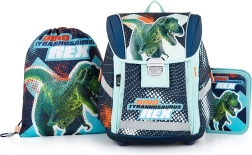 Školski set Premium Light dinosaurus – ruksak, vrećica i pernica