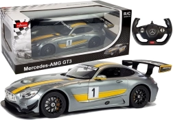 R/C auto Mercedes-AMG GT3 Rastar 1:14 sivo na daljinsko upravljanje
