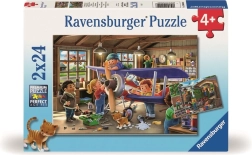 Ravensburger puzzle postani mehaničar zrakoplova i vlakova 2x24 dijelova