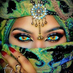 Dijamantno slikanje 7D Zanosni pogled 30x40 cm