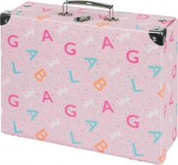 Sklopiva školska kutija BAAGL Logo ružičasta s okovima