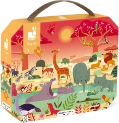 Janod puzzle u koferu Savana 54 dijelova