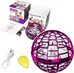 Leteća kugla Flynova LED ružičasta 10 cm