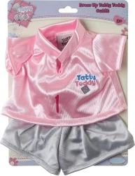 Plišani medo TATTY TEDDY u majici i kratkim hlačama