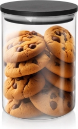 Staklena posuda za rasute namirnice s poklopcem i brtvom 600 ml